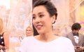 女星吴靖萱《忍者神龟2》首映红毯大秀英文
