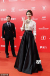 《魔輪》劇組亮相紅毯 林心如黑色長裙光彩照人