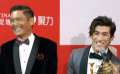 开幕片《寒战2》主创闪耀红毯 李治廷调侃发哥