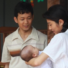 晃動的柚子葉