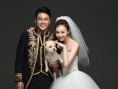 婚礼倒计时！朱孝天夫妇曝出复古婚纱大片秀甜蜜