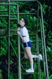 馬思純變身清純學(xué)生妹 超短褲秀長腿少女感十足