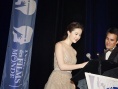 刘亦菲出席蒙特利尔国际电影节 裸色长裙美若天仙