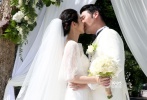 陈怡蓉大婚与老公拥吻 何润东、郭品超参加婚礼