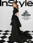 艾米莉登《InStyle》11月封面 長裙拖地知性優(yōu)雅