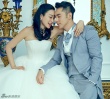 钟丽缇婚纱照曝光 与未婚夫亲吻互撩超大秀甜蜜