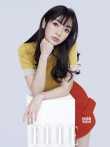 准妈妈AngelaBaby再登封面 齐刘海大眼萌似少女