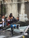 冯绍峰现身上海古镇 疑正为某豪车品牌拍摄广告