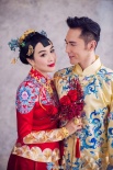 钟丽缇张伦硕大婚 曝中式礼服婚照新娘娇俏可人