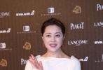 第53届台湾电影金马奖红毯 刘蓓一身白衣知性优雅