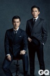 梁朝伟金城武携手登杂志封面 两大男神惺惺相惜