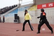 《大鬧天竺》路演 “大鬧巾幗”柳巖現(xiàn)場學(xué)側(cè)摔