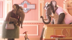 《疯狂动物城》片段 大象冰淇淋