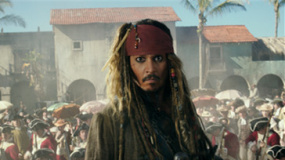 《加勒比海盗5：死无对证》欧洲首映 主角互夸演技
