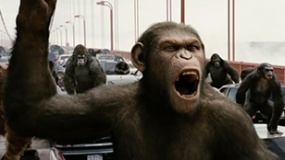 《猩球崛起3》新混剪视频追忆凯撒成长史