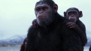 《猩球崛起3》曝小坏猿与毛里斯片段