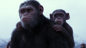 《猩球崛起3》“感性的凯撒”片段