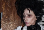 此外，Lady Gaga cos的剪刀手愛德華也十分炫酷！