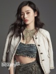 超模奚梦瑶封面大片曝光 衣着透视秀蛮腰大长腿