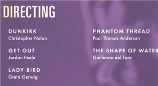 第90屆奧斯卡金像獎提名全程視頻 入圍名單搶先看