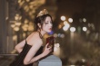迪麗熱巴亮相米蘭時(shí)裝周 黑裙女王優(yōu)雅皇冠吸睛