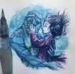 影迷示愛(ài)《水形物語(yǔ)》 手繪海報(bào)贊絕美魚(yú)人之戀