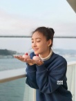 王麗坤郵輪拍戲展現(xiàn)曼妙舞姿 化身吃貨俏皮可愛