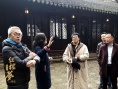 电影版《红楼梦》曝光幕后照 桃林山水美轮美奂