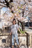 肖雨雨曝最新唯美櫻花寫真 少女氣滿滿成最美風景