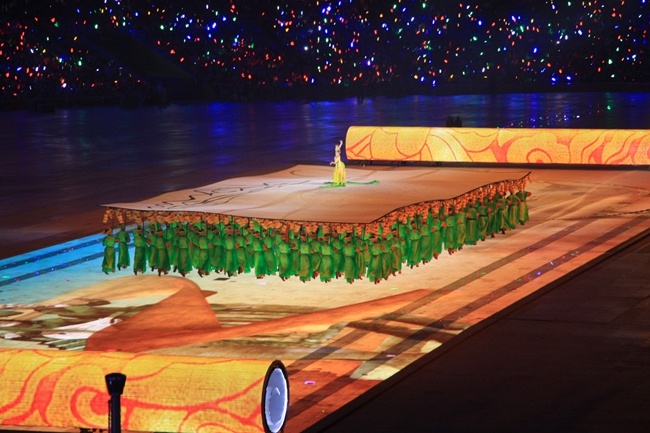 北京奥运会开幕式舞蹈图片