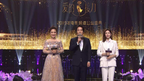 明星共聚电影频道公益盛典 主持人江疏影一身西装大气登场