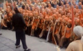 武術(shù)訓(xùn)練現(xiàn)場，“神辮”應(yīng)邀加入義和團