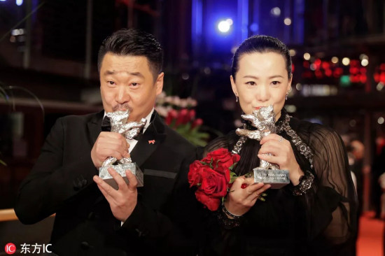 柏林电影节落幕 《地久天长》包揽男女演员两大奖
