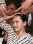 秦昊慶祝結婚四周年 曬搞怪合照甜喊“米粒媽”