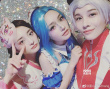 林允女仆装引热议 生日趴与周洁琼大玩cosplay