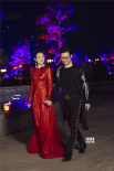 章子怡穿长裙与汪峰热舞 身材纤细破怀孕传闻？