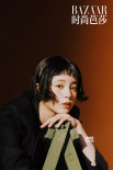 歐陽娜娜挑戰(zhàn)曬傷妝 梳大S同款復(fù)古短發(fā)眼神冷清