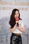 杨幂现身上海为蜡像揭幕 被侃撞脸“大头儿子”