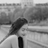 Angelababy出席晚宴 穿马约尔蓝串珠长裙亮相