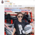 佟丽娅晒出“帅照” 抱头盔变赛车手秀白皙长腿