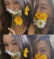 王菲14岁女儿罕见晒怼脸自拍 橘发造型妆容精致