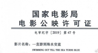 贾樟柯《一直游到海水变蓝》拿到电影公映许可证