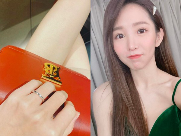 郭書瑤曬“婚戒”