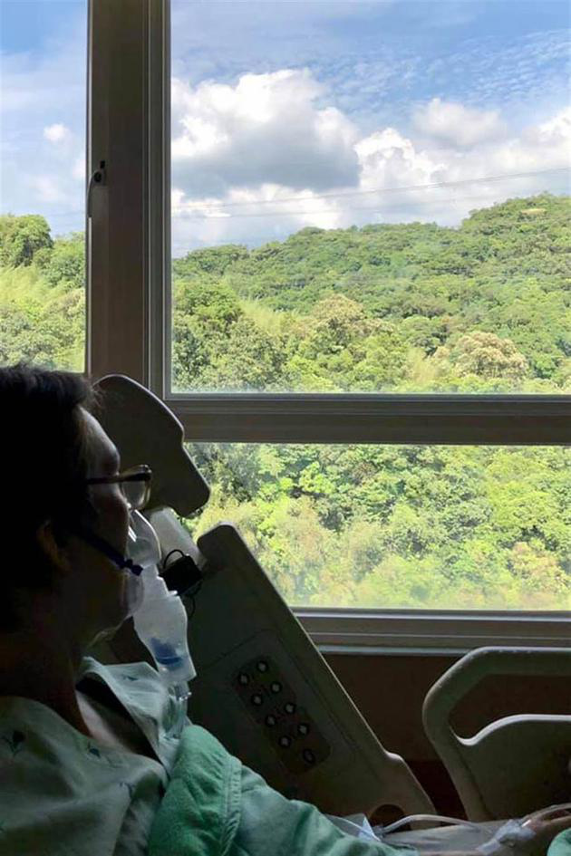 林志炫生日前一天突po文，曝光身体出状况，竟戴着氧气罩还住院。