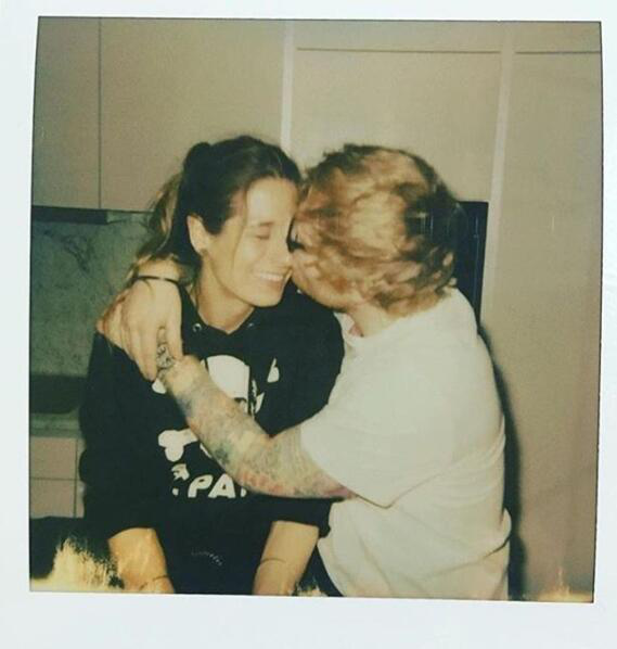 Ed Sheeran和妻子