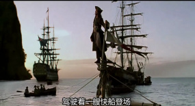電影《加勒比海盜1》海上亡靈千千萬，杰克船長惹一半。