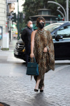 Lady GaGa豹紋裙半露玉臂 投入新片《古馳》拍攝