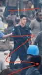 王一博《中国维和警察》路透 再穿制服帅气十足
