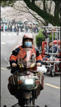 网友偶遇贾玲武汉大学拍戏 饰演志愿者造型接地气