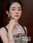 赵丽颖解锁夏日繁花大片 演绎繁华簇拥的复古女王